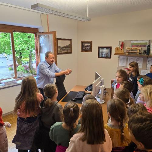 Besuch beim Bürgermeister
