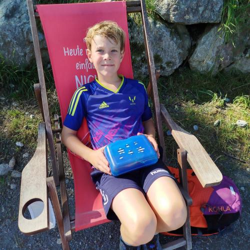 Kinder beim Wandertag