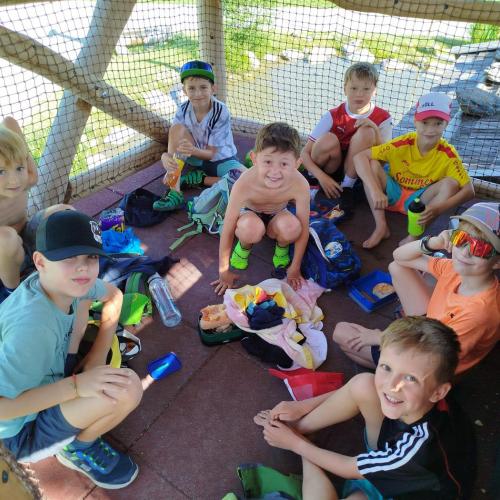 Kinder beim Wandertag