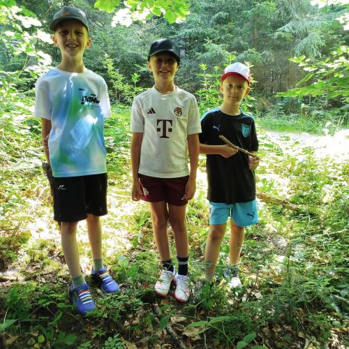 Kinder im Wald