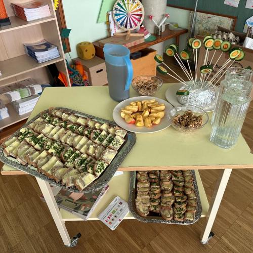 Liebevoll zubereitete Häppchen