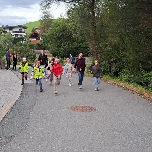 Sprintstart mit Kindern