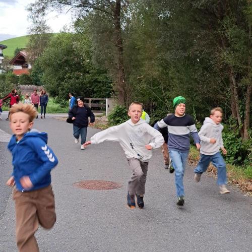 Sprintstart mit Kindern