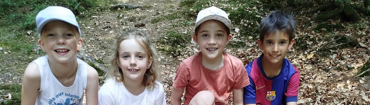 Kinder im Wald